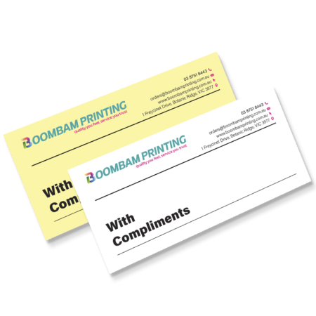 Branded Envelope With Compliment Slips