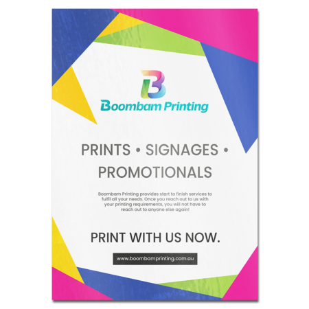 Synthetic Poster with Gloss Print
